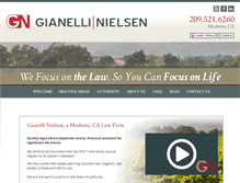 Tablet Screenshot of gianelli-law.com